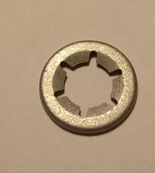 Abschlussring für Gartenstecker   Durchmesser 8mm, einmalig verwendbar